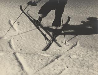 Paul Arico, Skieur, vers 1935,  Don Elise Arico ©  Paul Arico