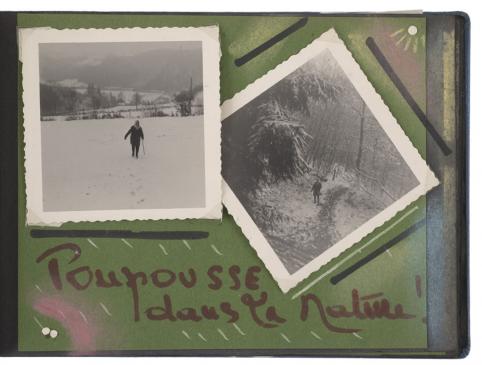 Anonyme, Poupousse à la neige, Album de famille, Années 1960, © musée Nicéphore Niépce