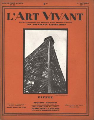 L’Art vivant n° 91, 1er octobre 1928 Achat